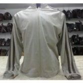 jaqueta de couro masculina com faixa 009
